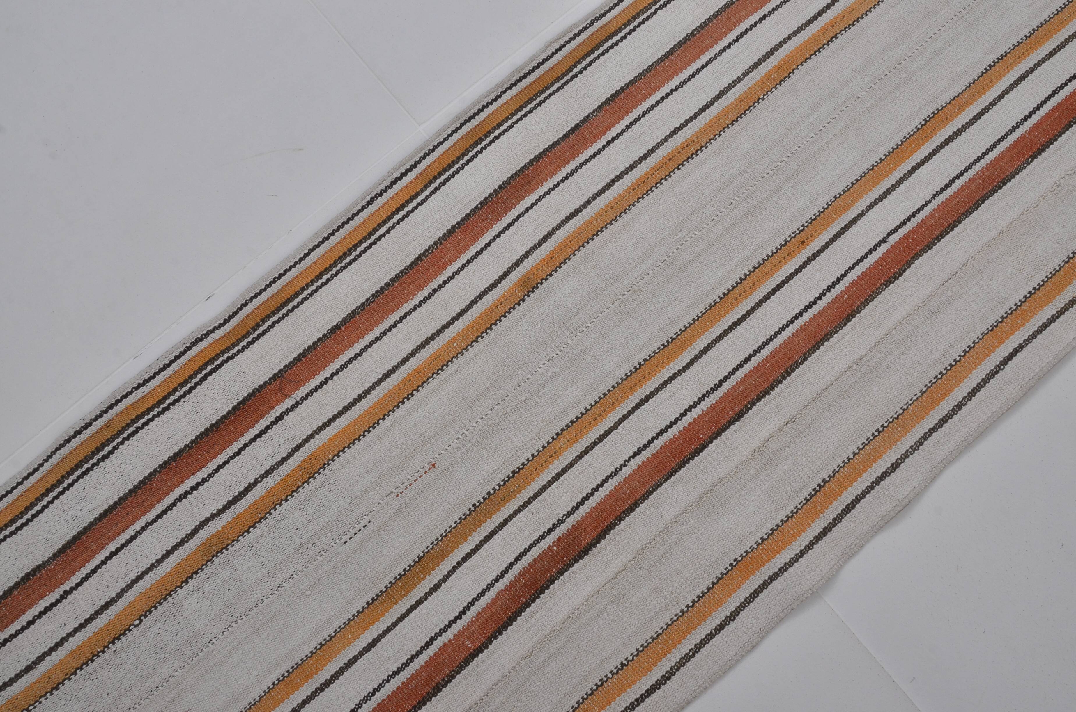 Extra Long Hemp Kilim Runner sku3798