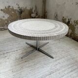 Table basse Heinz Lilienthal mosaïque marbre