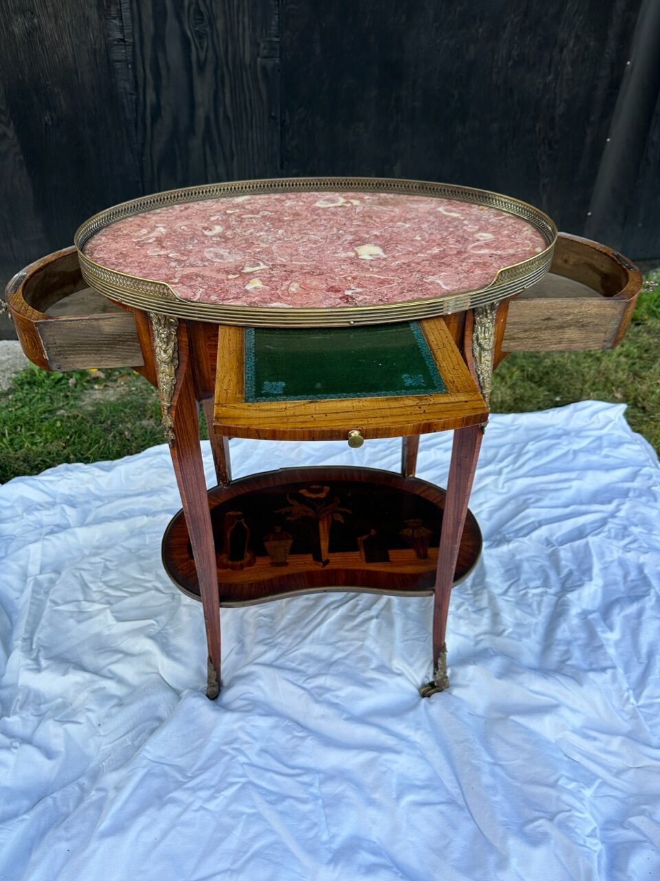 Console table called Cabaret Louis XVI style writing desk
