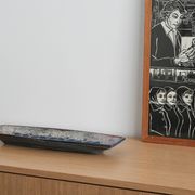 Plat en céramique, design danois, années 1960, designer : Marianne Starck