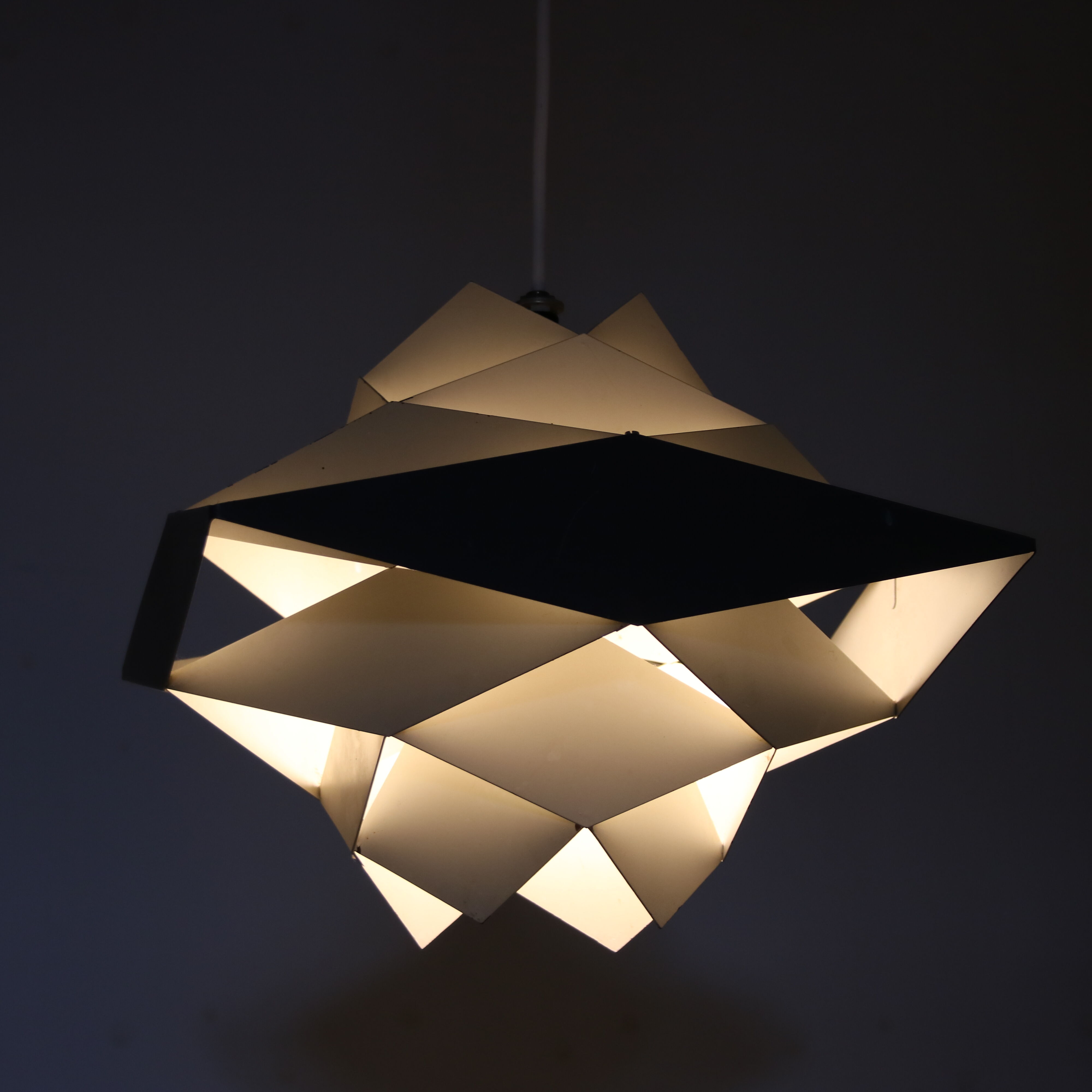 1960s “Symphoni” Hanging lamp by Preben Dahl for Hans Følsgaard A/S, Denmark