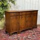 Enfilade with 4 English doors from the 1950s in mahogany.