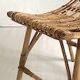 Vintage 60's rattan stool