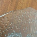 Vintage Scandinavian glass cake stand