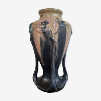 Art Deco sandstone vase by Denbac