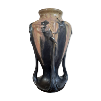 Art Deco sandstone vase by Denbac