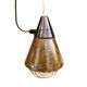 Industrial hanging lamp, heating, Narva Leuchen, Germany, 1970s.