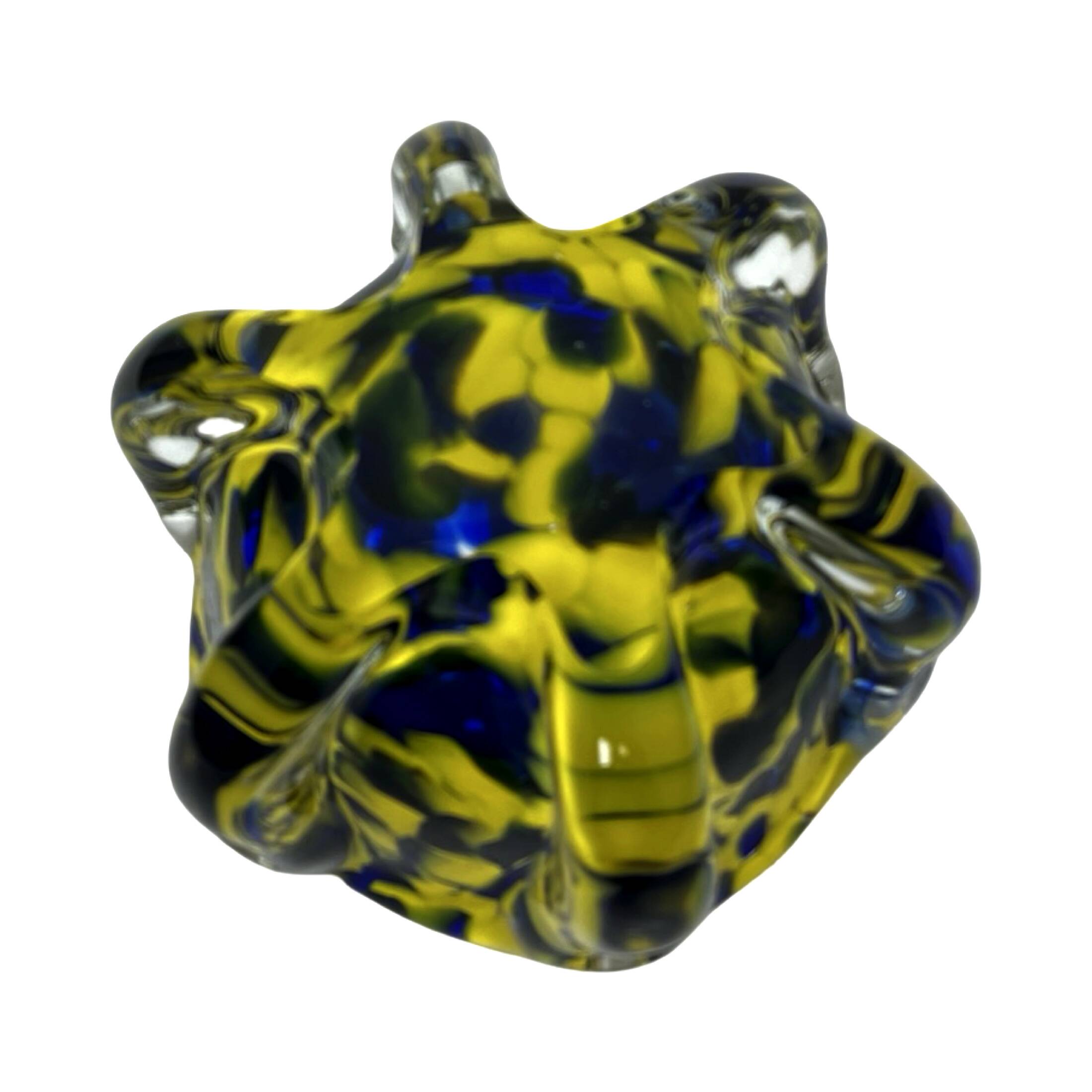Cendrier bol Chribska J. Hospodka en verre d'art de Murano, Tchécoslovaquie années 1960