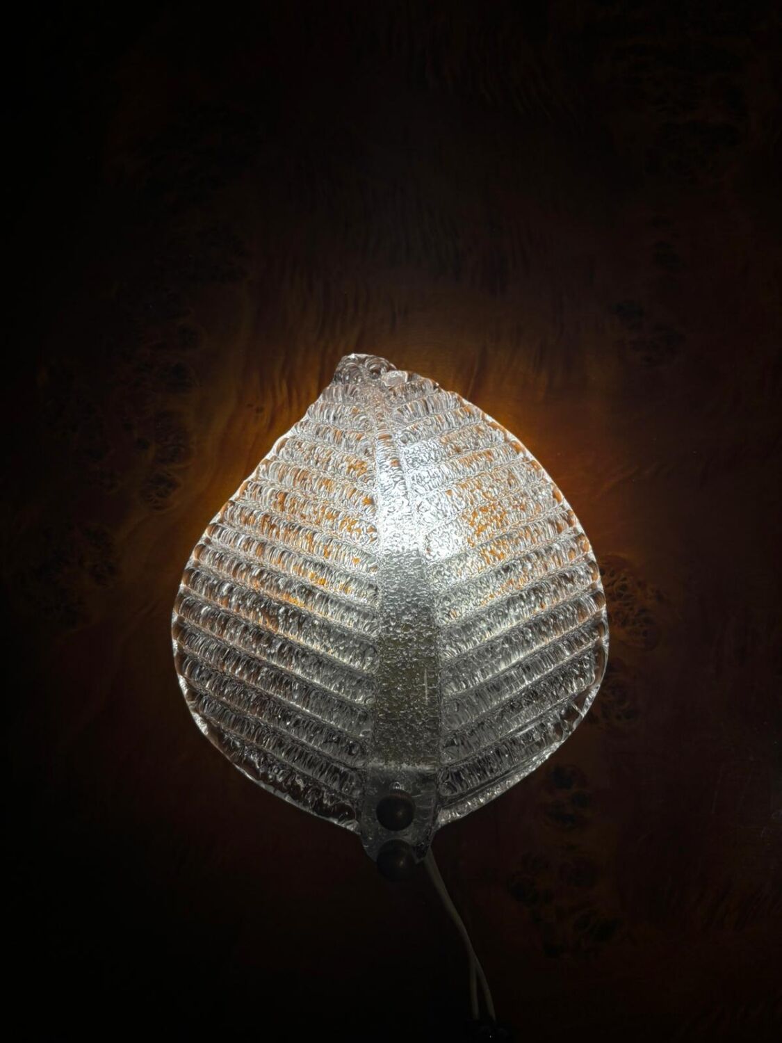 Murano wall light "leaf" by BAROVIER ET TOSO