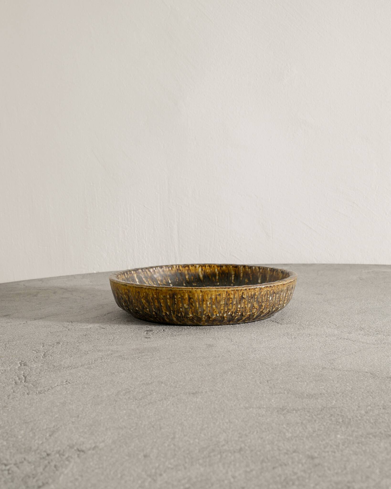 Vintage Swedish Mid Century Ceramic "Rubus" bowl by Gunnar Nylund, 1950s