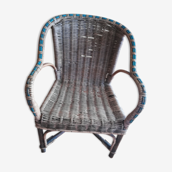 Child chair in rattan