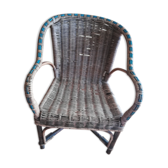 Child chair in rattan