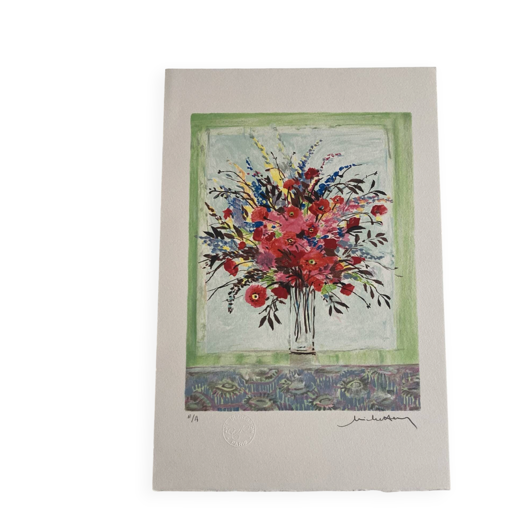 Michel Henry - Lithographie signée et justifiée épreuve d’artiste