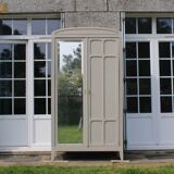 Vintage Parisian upholstered wardrobe