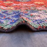Colorful Moroccan boujad rug - 167 x 322 cm