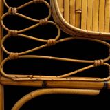 60's Rattan Headboard Italy