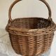 Panier osier ovale