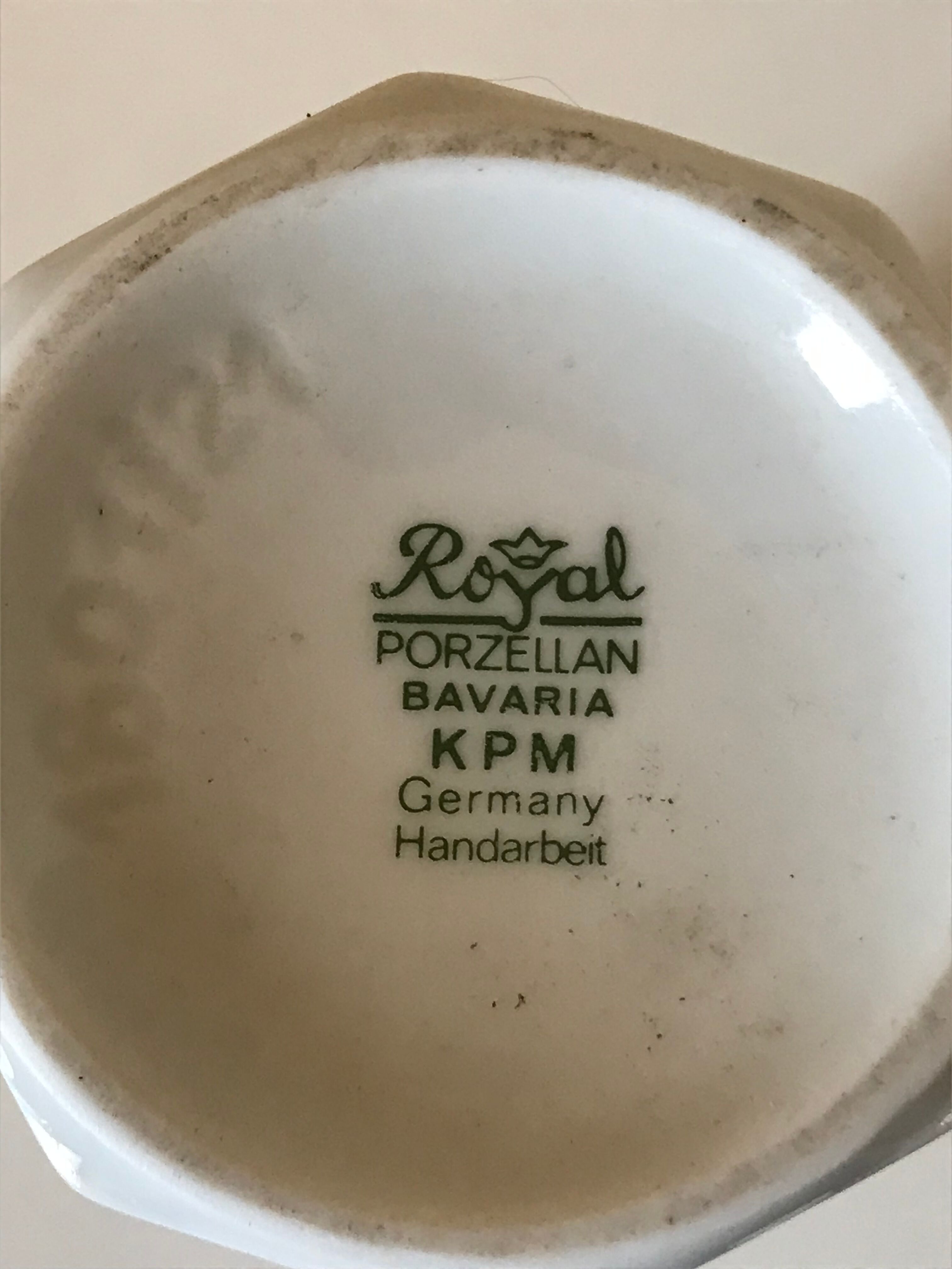 Porcelain vase bavaria vintage design Annees 70