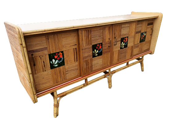 Sideboard in rattan