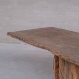 Antique Single Plank Primitive Console/Desk/Dining Table