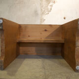 Series of eight stools Les Arcs Charlotte Perriand