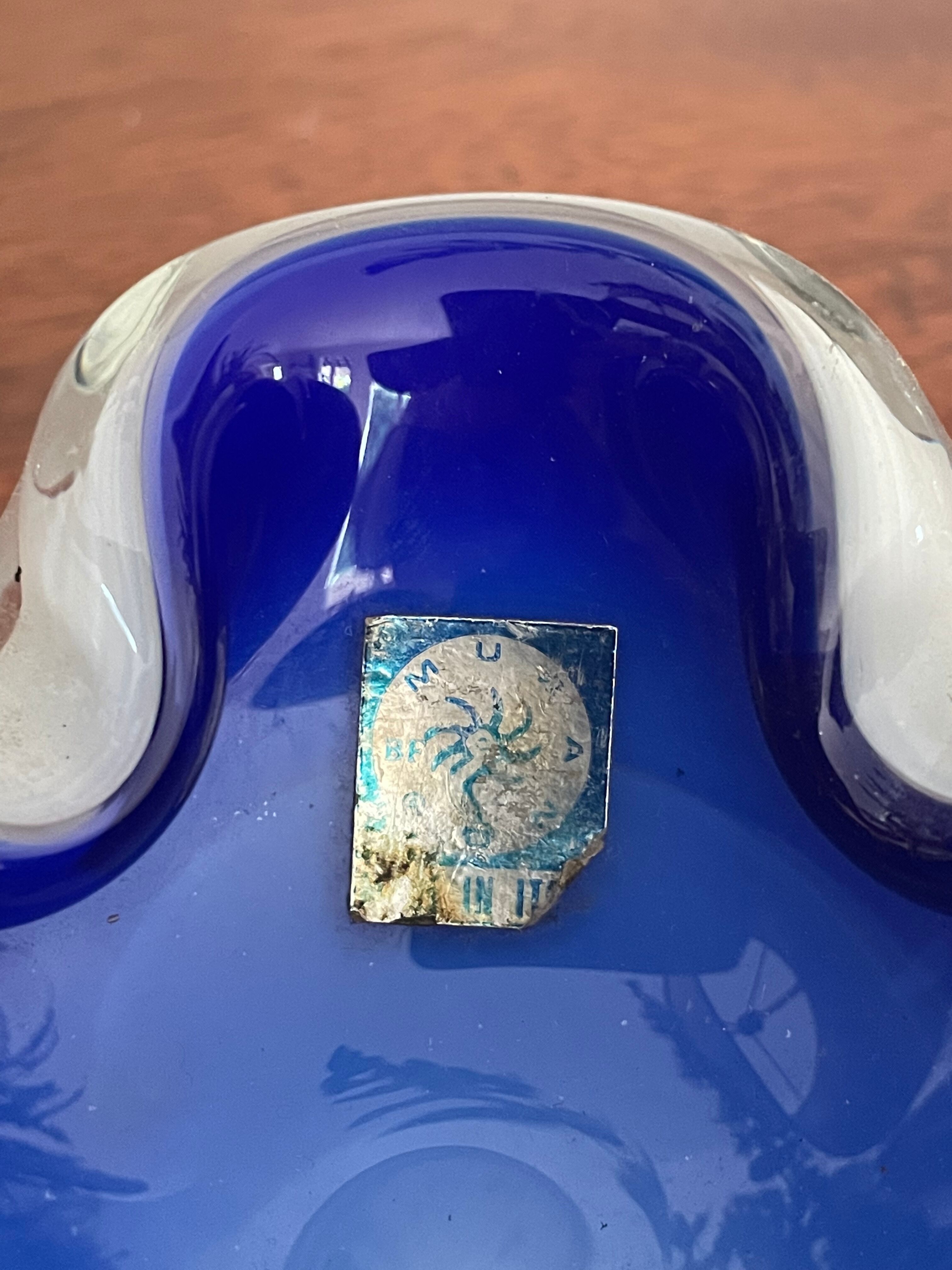 Murano glass ashtray