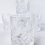 Set of 4 Hollywood Regency Cocktail Whiskey Glasses