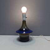 Very nice and rare ‘UFO’ Søholm table lamp in ceramic. Denmark 1970-80s