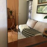 Venetian mirror art deco pink 77x101cm