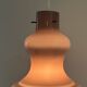 suspension en verre vintage 1970