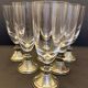 Ensemble de 6 flûtes à champagne en cristal