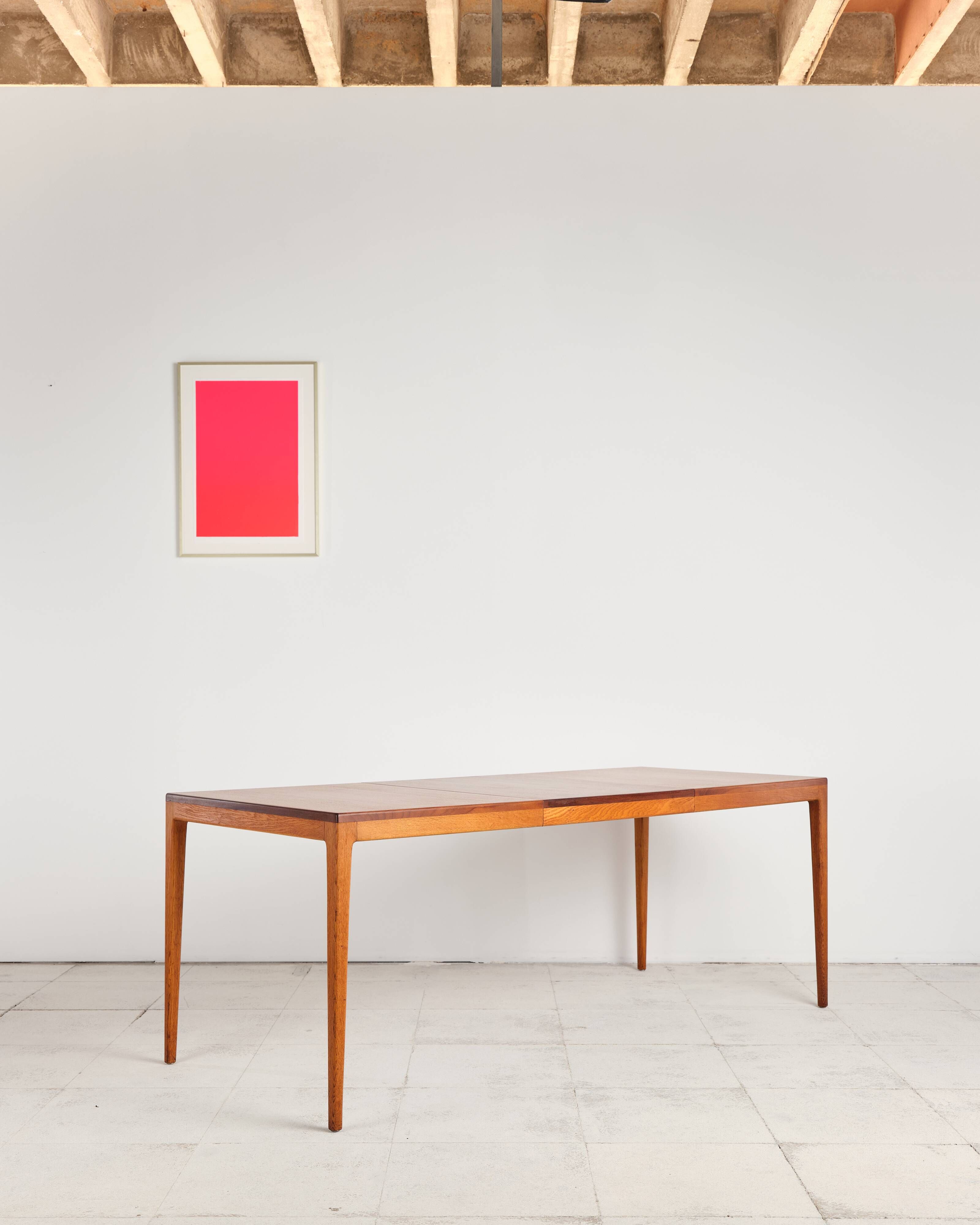 Table extensible en teck par Hartmut Lohmeyer pour Wilkhahn
