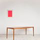 Table extensible en teck par Hartmut Lohmeyer pour Wilkhahn