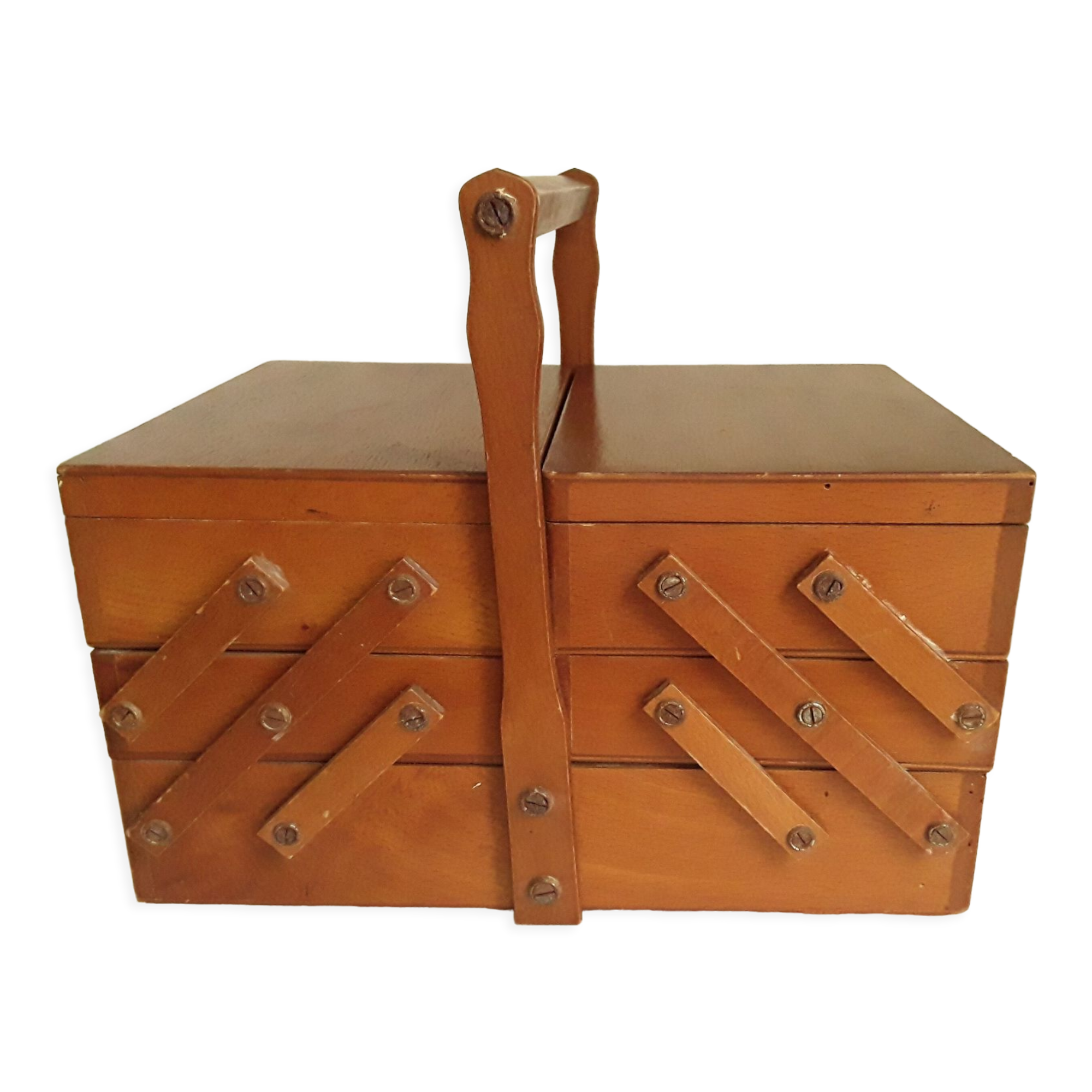 Vintage worker sewing box