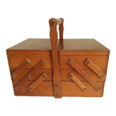 Vintage worker sewing box