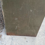 Military metal cabinet with hinged door