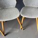Lot de 6 chaises vintage