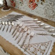 24-piece vintage silver-plated housewife 100 Bader Tafelbestecke Pforzheim