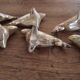 Vintage silver metal seal knife holder