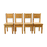 4 chaises Leif Wikner - Sweden