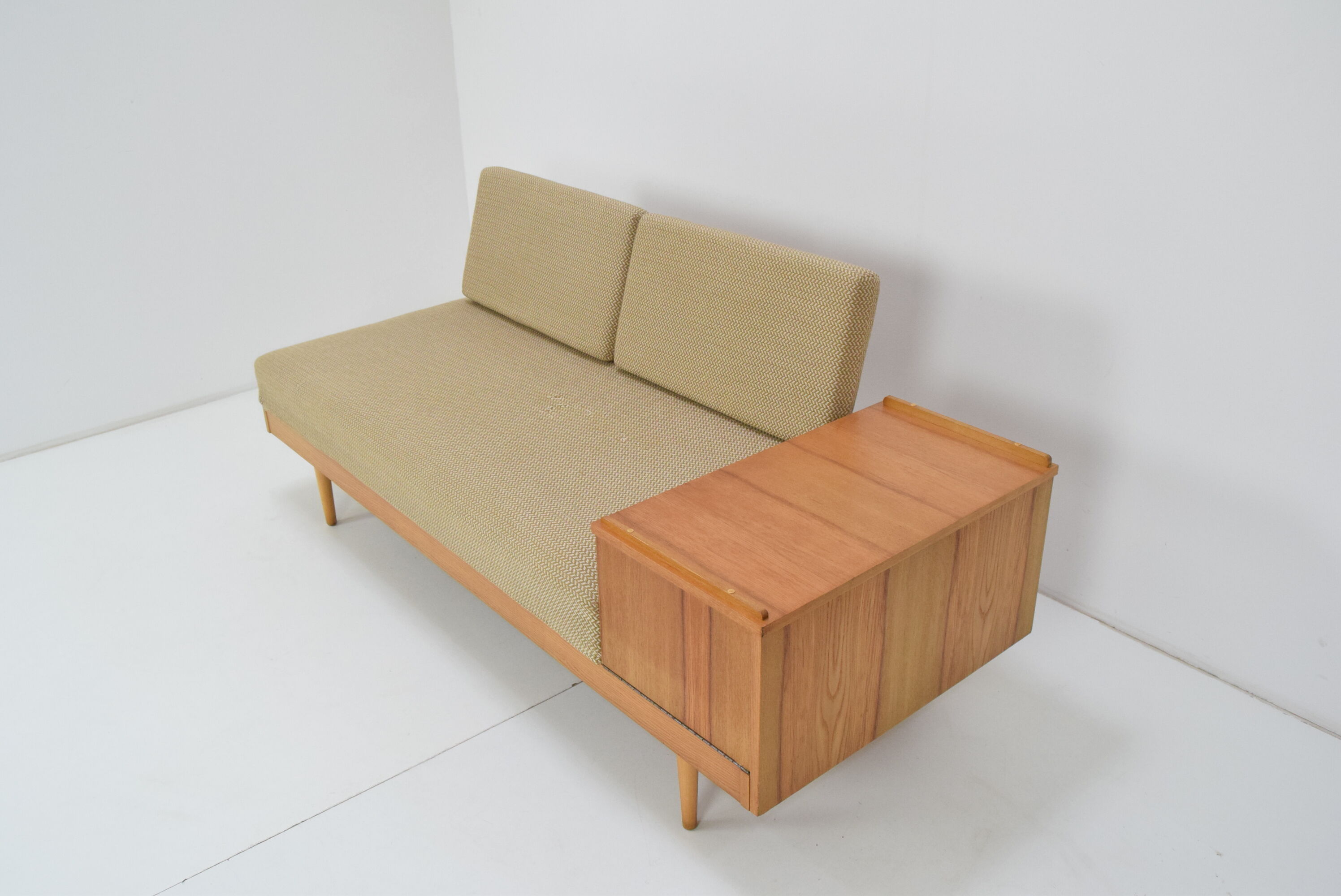Mid-century Sofa or Daybed by Drevotvar/1970's.