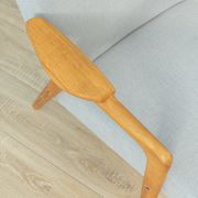 1960s armchair with stool by Yngve Ekström for Pastoe