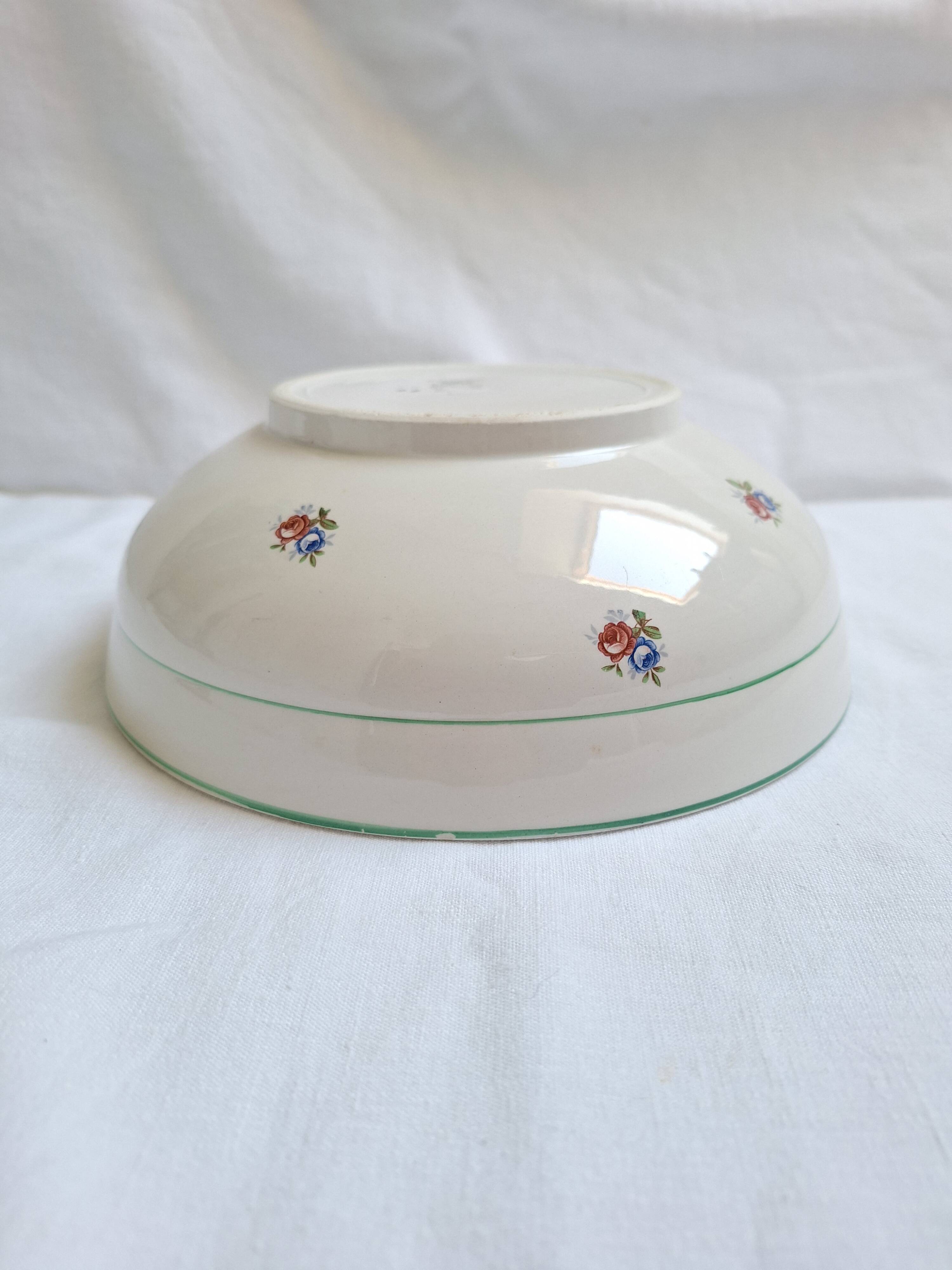 Sarreguemines and Digoin salad bowl