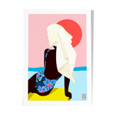Biarritz - limited edition illustration, A3 Elisa Brouet