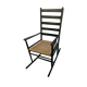 Rocking chair armchair braided black