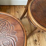 Lot 2 wooden Thonet bistro chairs