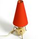 Beautiful very rare original Mid Century Modern brass tripod table lamp