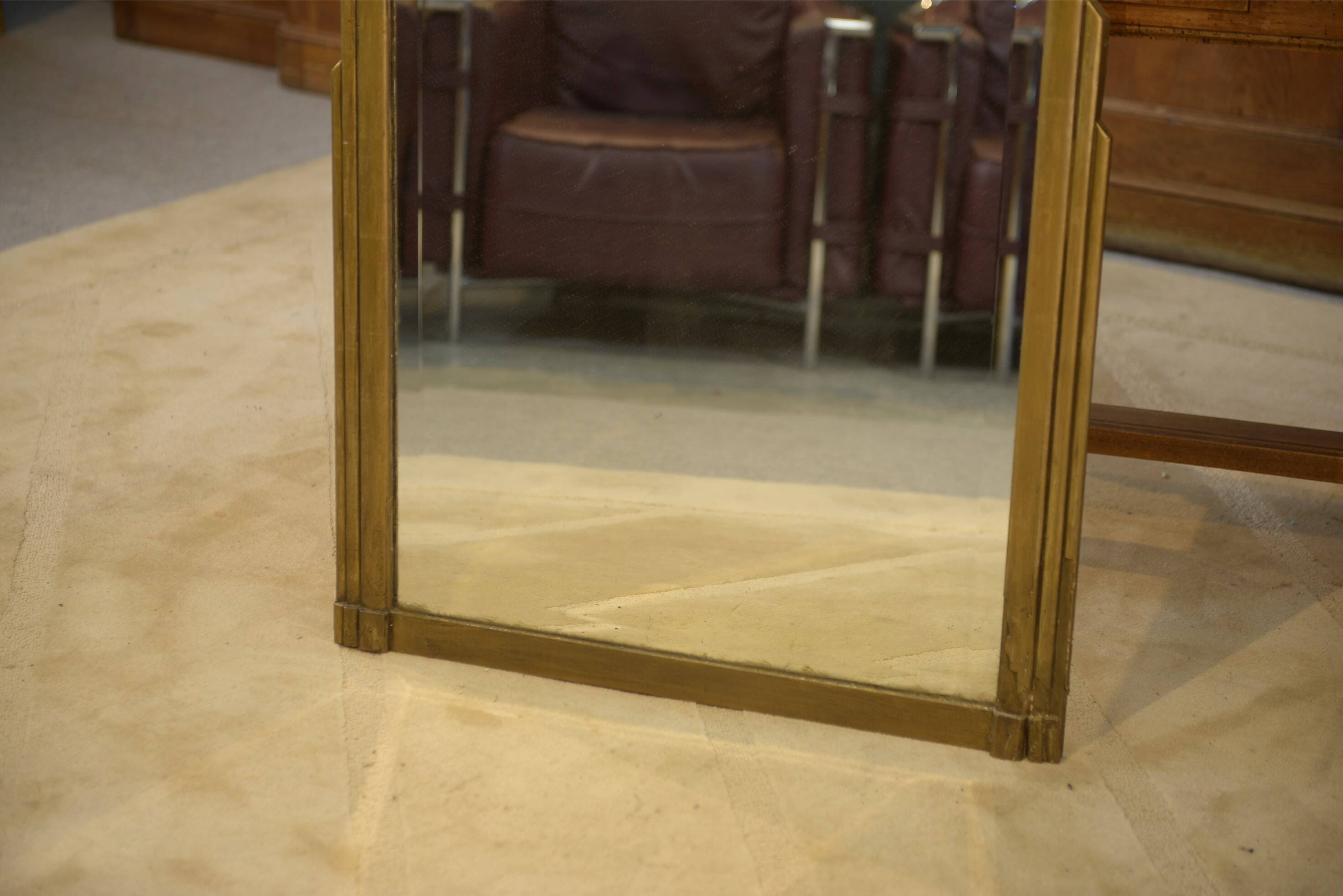 Miroir art déco verre biseauté 1930’s