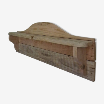 pallet wood wall shelf