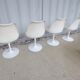 Lot de 4 chaises tulipe Knoll Eero Saarinen